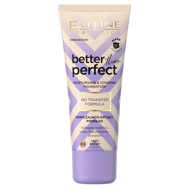 Eveline Cosmetics Better Than Perfect nawilżająco-kryjący podkład 0.5 Light Biscuit