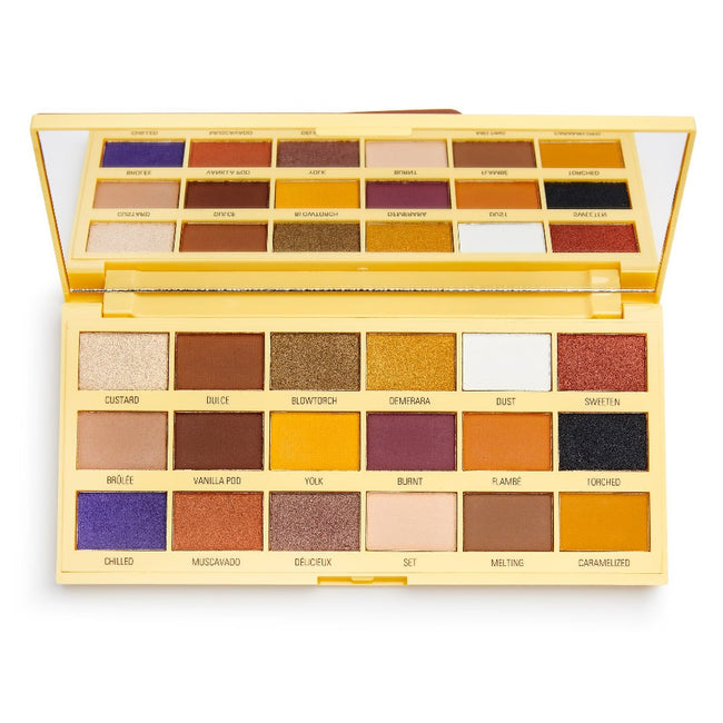 Makeup Revolution I Heart Revolution Chocolate Eyeshadow Palette paleta cieni do powiek Creme Brule 18g