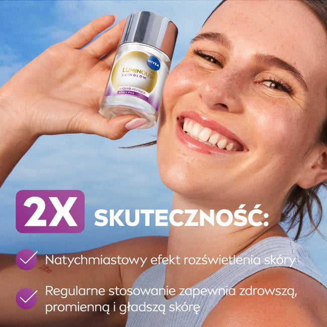 Nivea Luminous630® Skin Glow glow-esencja w płynie 100ml