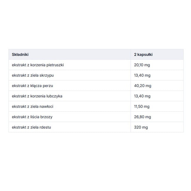 Fitolizyna Nefrocaps Forte suplement diety 60 kapsułek