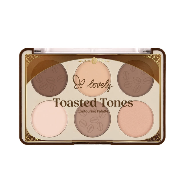 Lovely Toasted Tones Contouring Palette paleta do konturowania twarzy 10g