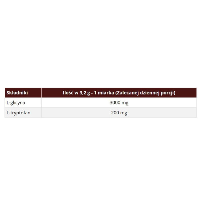Skoczylas Glicyna + tryptofan suplement diety 100g