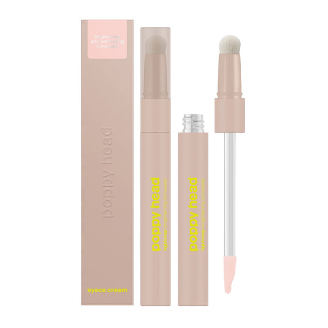 Poppy Head Eyece Cream rozświetlająco-korygujący korektor pod oczy