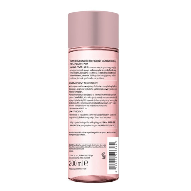 AA LAAB nawilżająco-kojąca esencja tonizująca 200ml