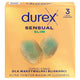 Durex Sensual Slim prezerwatywy lateksowe 3szt