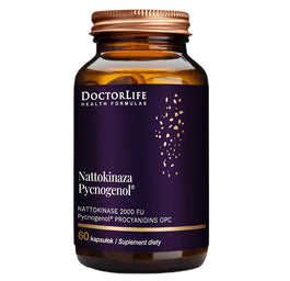 Doctor Life Nattokinaza Pycnogenol suplement diety 60 kapsułek