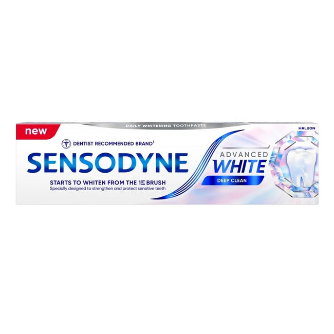 Sensodyne Advanced White Deep Clean pasta do zębów z fluorkiem 75ml