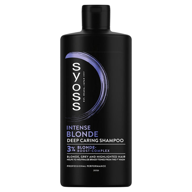 Syoss Intense Blonde szampon do włosów blond siwych i rozjaśnionych 440ml