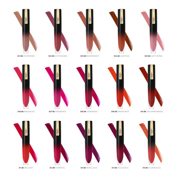 L'Oreal Paris Brilliant Signature Shiny Liquid Lipstick błyszcząca pomadka w płynie
