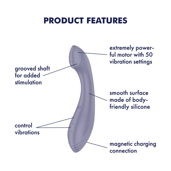 Satisfyer G-Force wibrator do stymulacji punktu G Violet