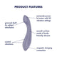 Satisfyer G-Force wibrator do stymulacji punktu G Violet