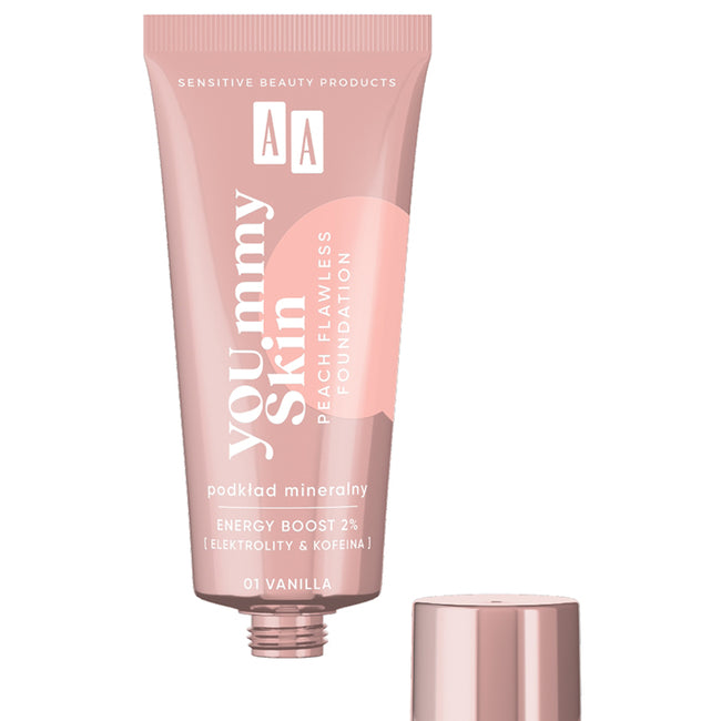 AA YOU.mmy Skin Peach Flawless Foundation podkład mineralny 30ml