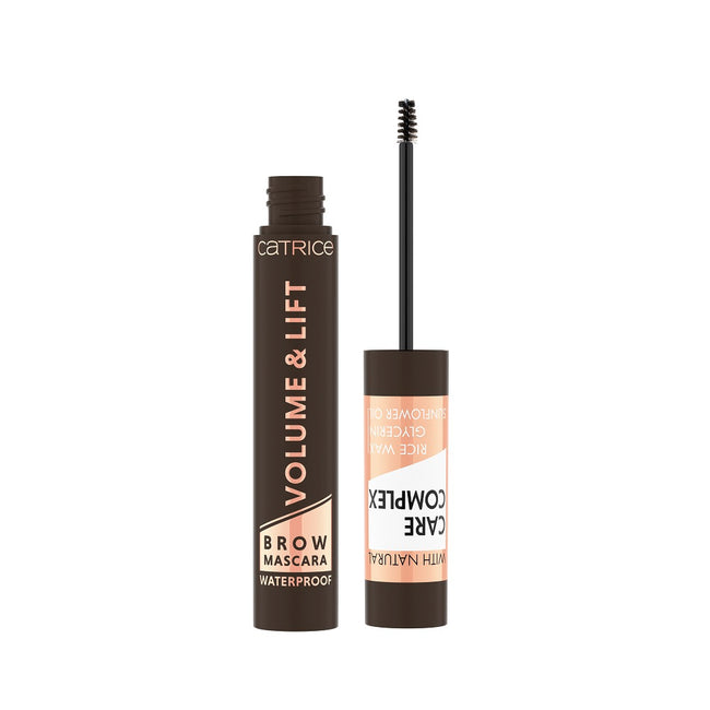 Catrice Volume & Lift Brown Mascara Waterproof wodoodporny pogrubiający i podnoszący tusz do brwi