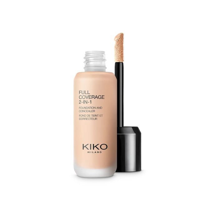 KIKO Milano Full Coverage 2-In-1 Foundation & Concealer mocno kryjący podkład i korektor 2 w 1