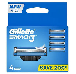 Gillette Mach3 wymienne ostrza do maszynki do golenia 4szt