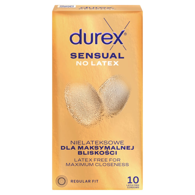 Durex Sensual No Latex prezerwatywy nielateksowe 10szt