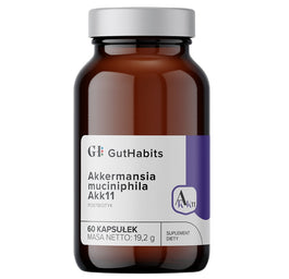 GutHabits Akkermansia muciniphila Akk11 suplement diety 60 kapsułek