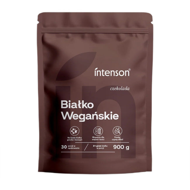 Intenson Białko Wegańskie o smaku czekoladowym 900g