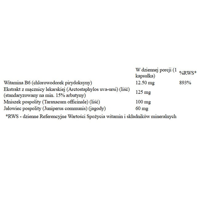 Now Foods Foods Water Out suplement diety 100 kapsułek