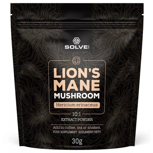 Solve Labs Lion's Mane Mushroom soplówka jeżowata suplement diety w proszku 30g