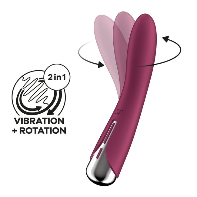 Satisfyer Spinning Vibe 1 obrotowy wibrator punktu G Red