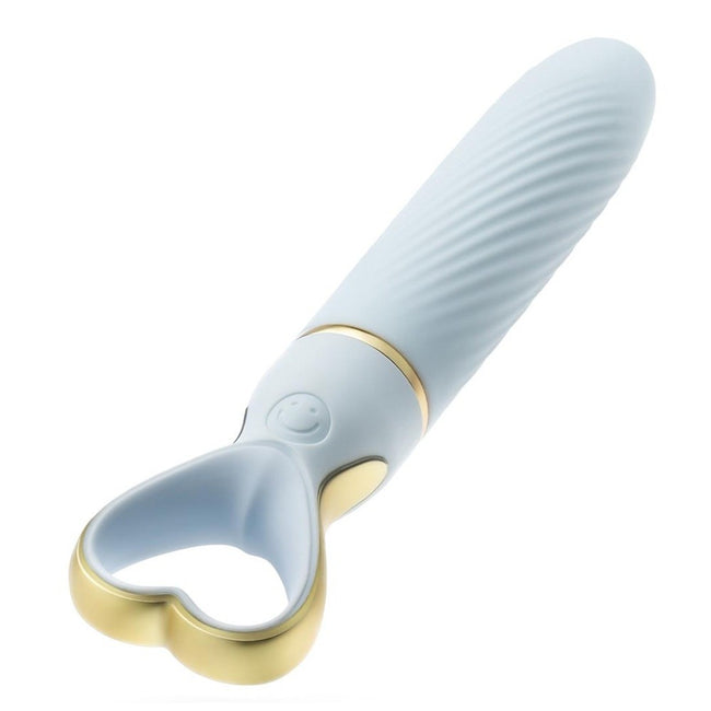 Blush Delice Heartthrob Silicone Bullet Vibrator wibrator z rączką w kształcie serca Something Blue