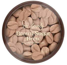 Lovely Brown Sugar Brew Highlighting Bronzer rozświetlający bronzer do twarzy i ciała 7g