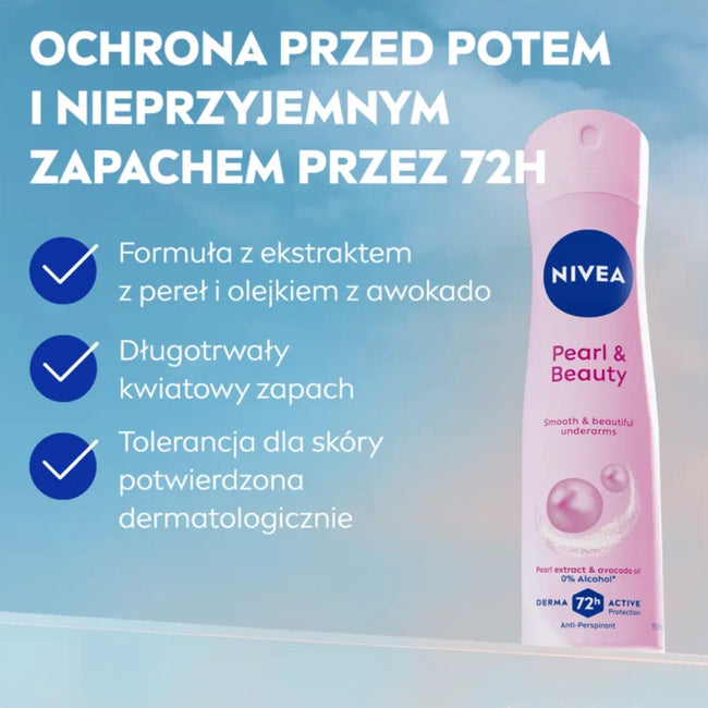 Nivea Pearl & Beauty antyperspirant spray 150ml