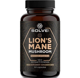 Solve Labs Lion's Mane Mushroom soplówka jeżowata suplement diety 60 kapsułek