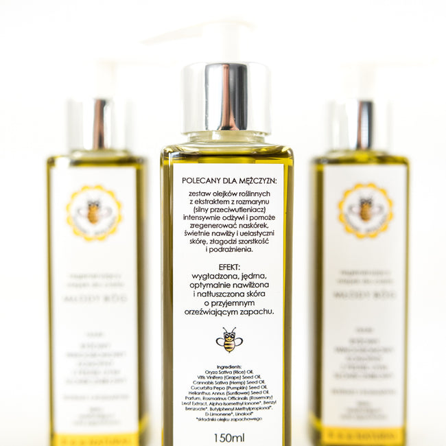 Miodowa Mydlarnia Olejek do ciała Młody Bóg 150ml