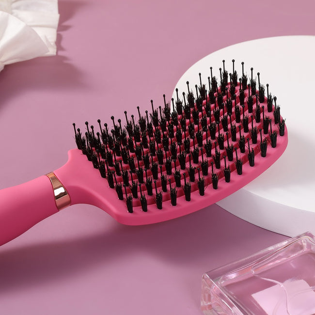 Sister Young Ovia Hair Brush szczotka do włosów z włosiem dzika Fuchsia