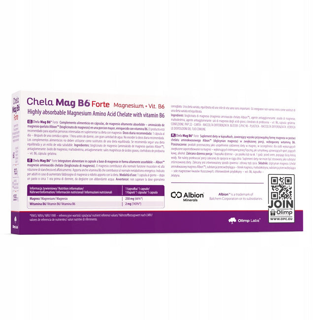 Olimp Labs Chela-Mag B6 Forte suplement diety 60 kapsułek
