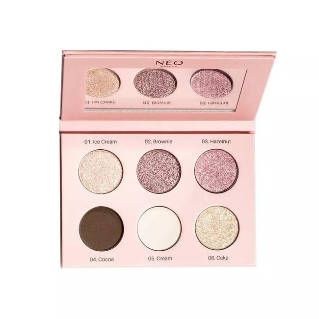 NEO MAKE UP Eyeshadow Palette paleta cieni prasowanych