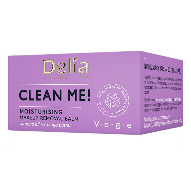Delia Clean Me! nawilżający balsam do demakijażu 40g