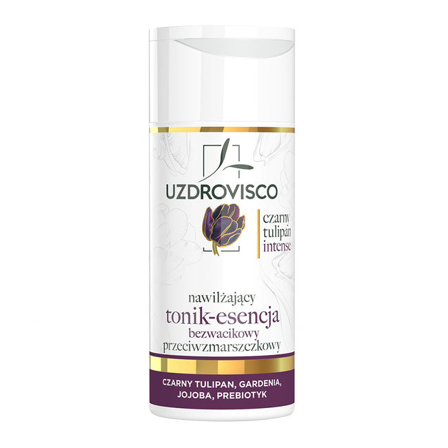 UZDROVISCO Czarny Tulipan Intense nawilżający tonik-esencja przeciwzmarszczkowy bezwacikowy 150ml