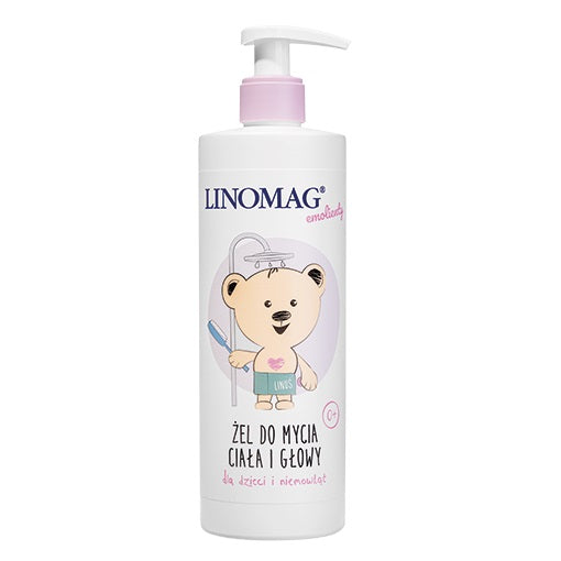 Linomag Żel do mycia ciała i głowy dla dzieci i niemowląt 200ml