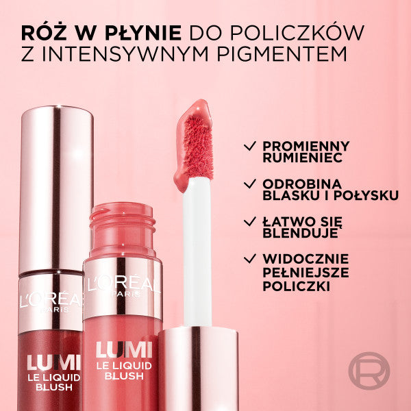 L'Oreal Paris Lumi Le Liquid Blush róż w płynie