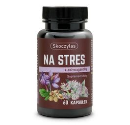 Skoczylas Na Stres ashwagandha + szafran + kozłek lekarski suplement diety 60 kapsułek