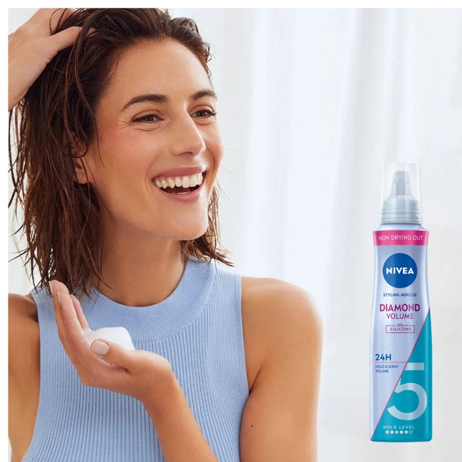 Nivea Diamond Volume Care pianka do włosów 150ml