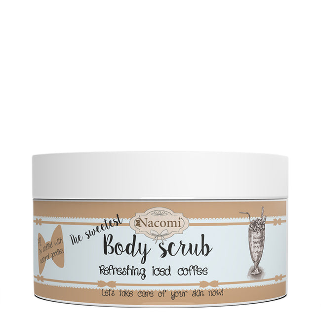 Nacomi Cukrowy peeling do ciała odświeżająca mrożona kawa 125g