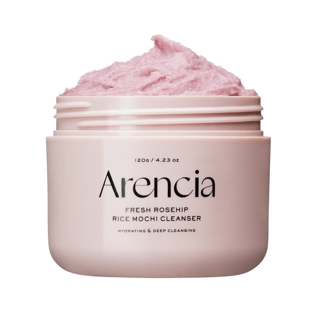 Arencia Fresh Rosehip Rice Mochi Cleanser nawilżająco-oczyszczająca pasta do mycia twarzy 120g