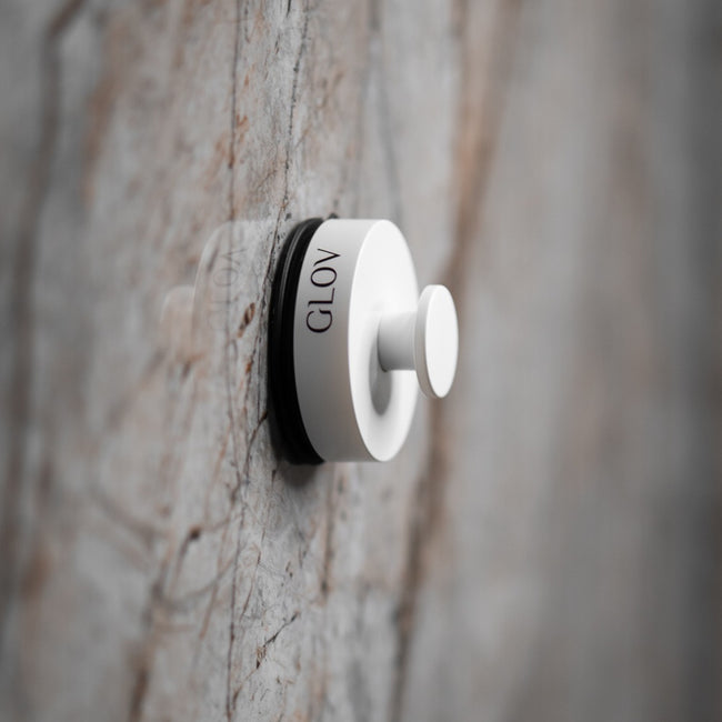 Glov Hookie Pookie silny zasysający haczyk łazienkowy White