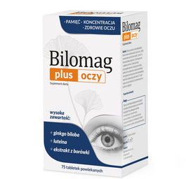 Bilomag Plus Oczy suplement diety 75 tabletek powlekanych