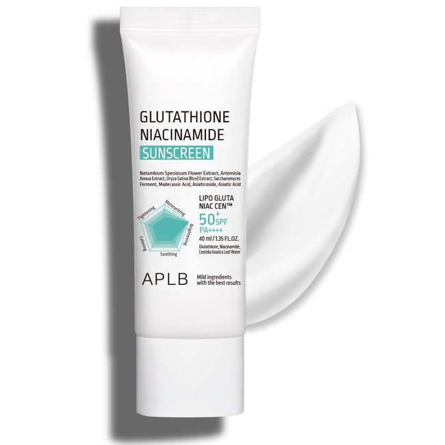 APLB Glutathione Niacinamide Sunscreen rozjaśniający krem do twarzy z filtrem 40ml