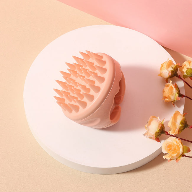 Sister Young Aura Scalp Massager Shampoo Brush szczotka do mycia i masażu skóry głowy Nude Pink