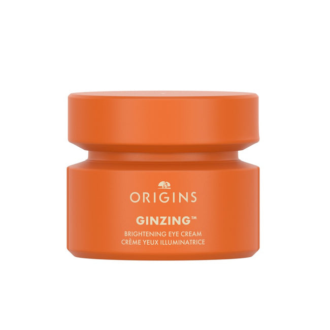 Origins GinZing™ Brightening Eye Cream rozświetlający i zmniejszający obrzęk krem pod oczy z witaminą C i niacynamidem WARM 15ml