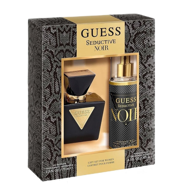 Guess Seductive Noir Women zestaw woda toaletowa spray 75ml + mgiełka do ciała 125ml