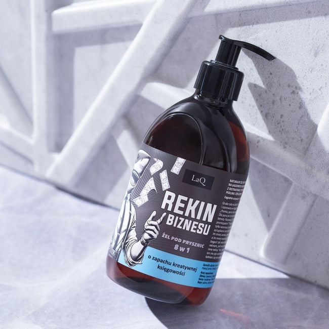 LaQ Żel pod prysznic dla mężczyzn 8w1 Rekin Biznesu 500ml