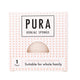 Sister Young Pura Konjac Sponge gąbka do mycia twarzy White
