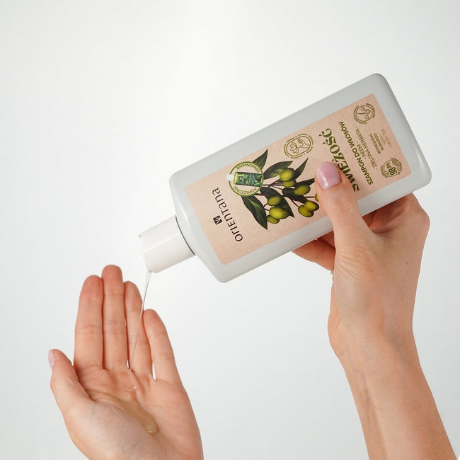 ORIENTANA Ajurwedyjski szampon do włosów Neem i Zielona Herbata 210ml
